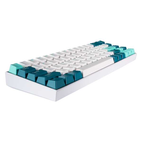 Tecware B68 + White Wireless Mechanical Keyboard, Gateron Yellow - Image 3
