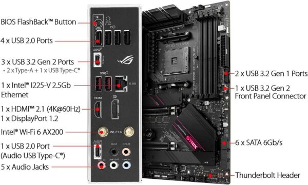 Asus Rog Strix B550-Xe Gaming Wifi AM4 Motherboard - Image 3
