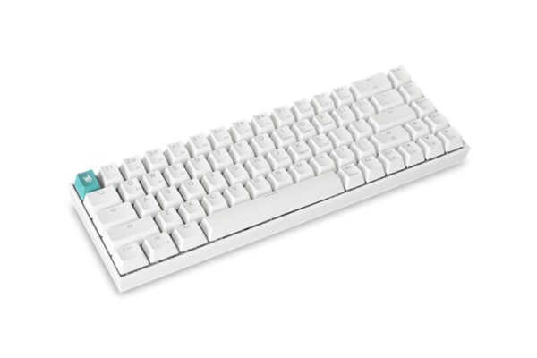 Tecware B68 White Wireless Mechanical Keyboard, Gateron Brown