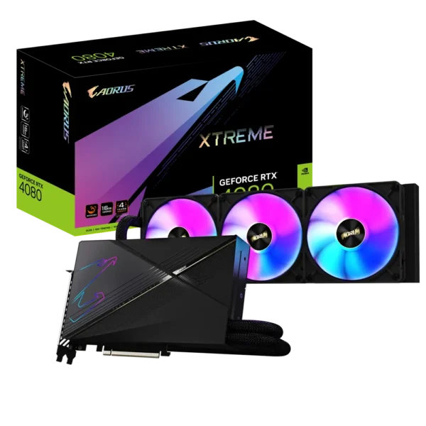 Gigabyte GeForce RTX4080 AORUS XTREME EXTREME WATERFORCE 16G Graphics Card GV-N4080AORUSX W-16G