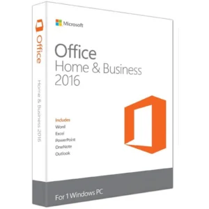 MICROSOFT OFFICE HOME & BUSINESS 2016 (W/E/P/NOTE/OUTLOOK)