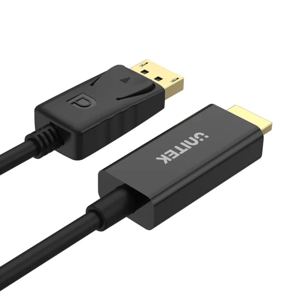 Unitek Display Port To HDMI (M) Cable 1080P Full HD 1.8 M Y-5118CA