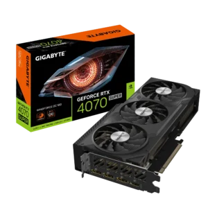 Gigabyte GeForce RTX 4070 SUPER WINDFORCE OC 12G Graphics Card GV-N407SWF3OC-12GD