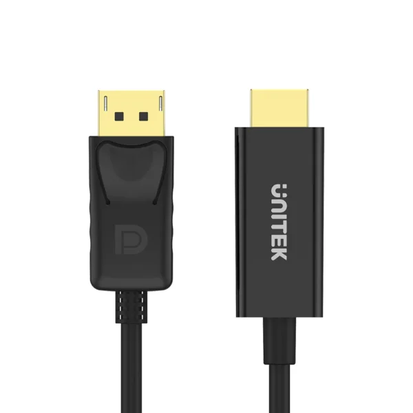 Unitek Display Port To HDMI (M) Cable 1080P Full HD 1.8 M Y-5118CA - Image 3