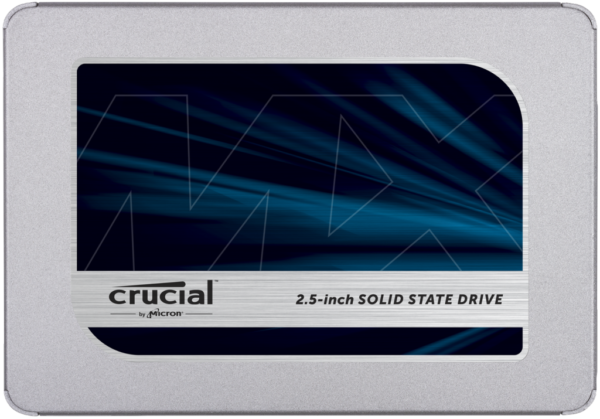 Crucial® MX500 500GB SATA 2.5” 7mm (with 9.5mm adapter) SSD