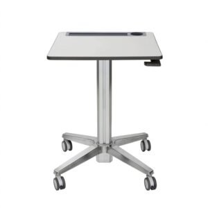 Ergotron 24-547-003 LearnFit™, 16" Travel Adjustable Standing Desk, Clear Anodized