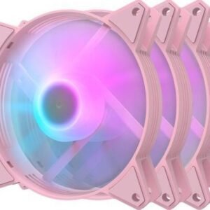 DARKFLASH C6MS-PW  PINK 3 PACK RGB