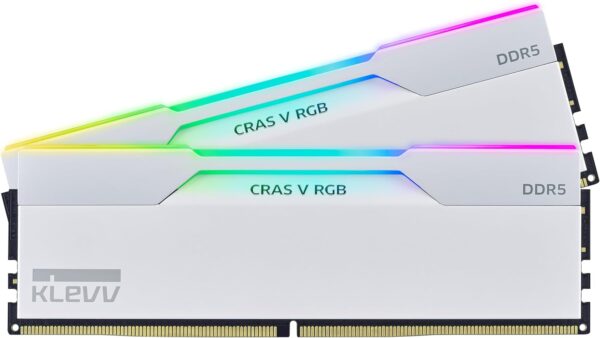 KLEVV CRAS V RGB DDR5 6000 CL30 (32GB x 2) White KLVP-KD5BGUA80-60A300J