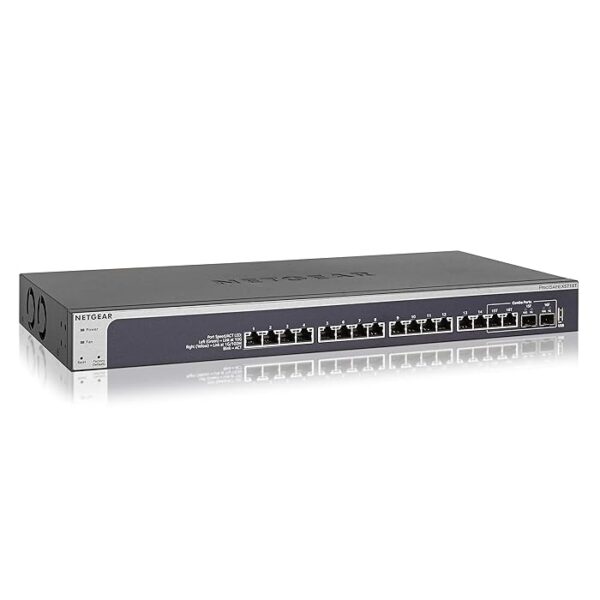 NETGEAR 16-Port 10G Ethernet Smart Managed Pro Switch (XS716T) - with 2 x 10Gigabit SFP+, Desktop/Ra - Image 4