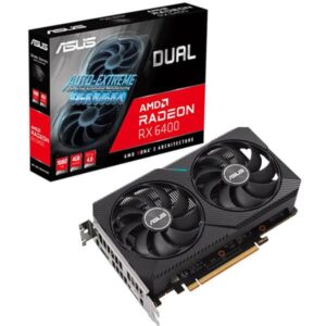 ASUS Dual AMD Radeon RX 6400 4GB GDDR6 Gaming Graphics Card (AMD RDNA 2, PCIe 4.0, 4GB GDDR6 DUAL-RX