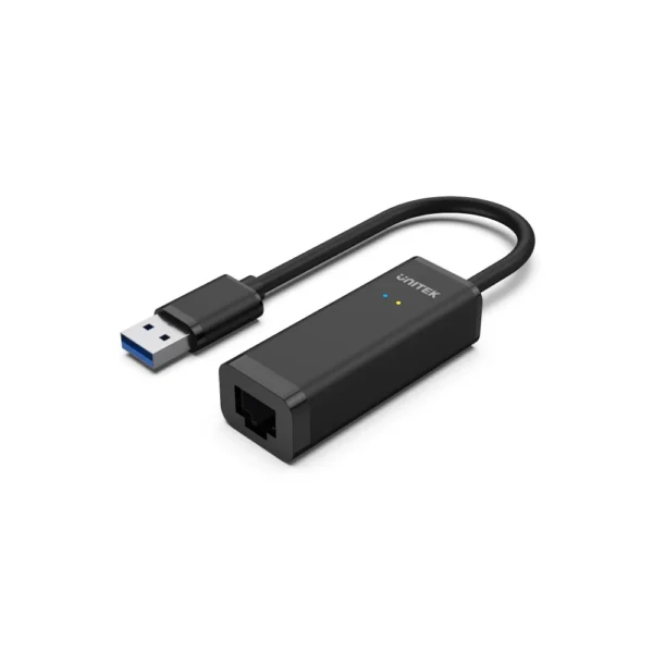 Unitek USB 3.1 to Gigabit Ethernet Adapter in Black Y-3470