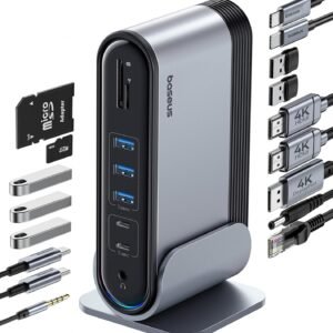 BASEUS CAHUB-CG0G BASEUS WORKING STATION THREE SCREEN MULTIFUNCTION