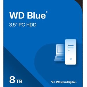 Western Digital WD80EAAZ WD Blue 3.5" 8TB PC Desktop HDD 256MB 5640RPM SATA