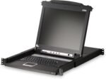 ATEN CL1000M-ATA 17-INCH LCD CONSOLE PS2 USB WITH LED ILLUMINATION