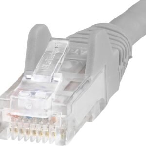 StarTech N6PATCH9GR Startech 9 ft Gray Snagless UTP Cat6 Patch Cable