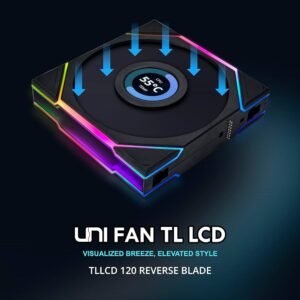 Lian Li UNI FAN TLLCD120 Reverse Black Single Pack