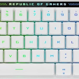 ASUS 90MP03EC-BKUA10 ASUS ROG Falchion RX Low Profile 65% Wireless Mechanical Gaming Keyboard - ROG RX Red Optical Switch