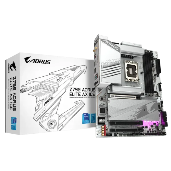 GIGABYTE Z790 AORUS ELITE AX ICE LGA 1700 Intel MOTHERBOARD