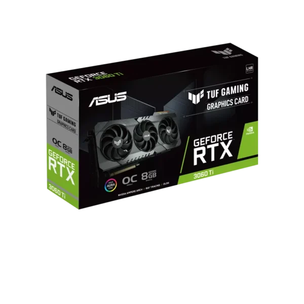 ASUS TUF GAMING RTX 3060TI 8GB NVIDIA GRAPHICS CARD AURA SYNC - 90YV0G1A-M0NA00 - Image 5