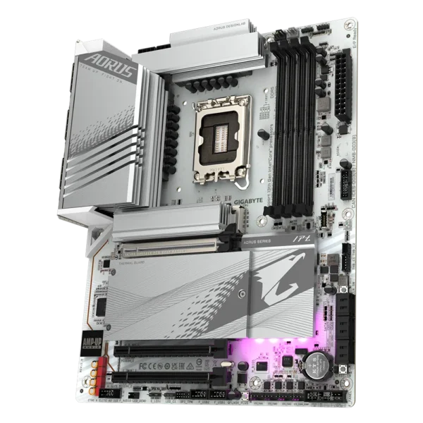 GIGABYTE Z790 AORUS ELITE AX ICE LGA 1700 Intel MOTHERBOARD - Image 4
