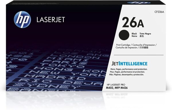 HP 26A Black Original LaserJet Toner Cartridge (CF226A)