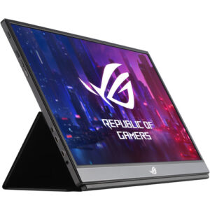 ASUS ROG Strix XG17AHPE FHD IPS Micro-HDMI Adaptive-Sync Portable USB Type-C Eyecare Gaming Monitor, 17.3" Black