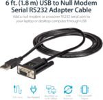 STARTECH ICUSB232FTN Startech USB to Null Modem Serial DCE Adapter Cable - FTDI