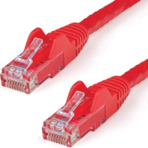 StarTech N6PATCH9RD Startech 9 ft Red Snagless UTP Cat6 Patch Cable