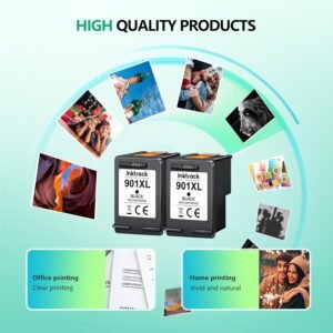 HP CC654AA HP 901XL Black Original High Yield Ink Cartridge | Works with HP Officejet 4500/J4000 series