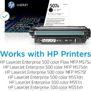 HP CE400A HP CE400A 507A Black Toner Cartridge - GENUINE