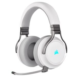 Corsair Gaming Virtuoso RGB Wireless High-Fidelity Gaming Headset - White