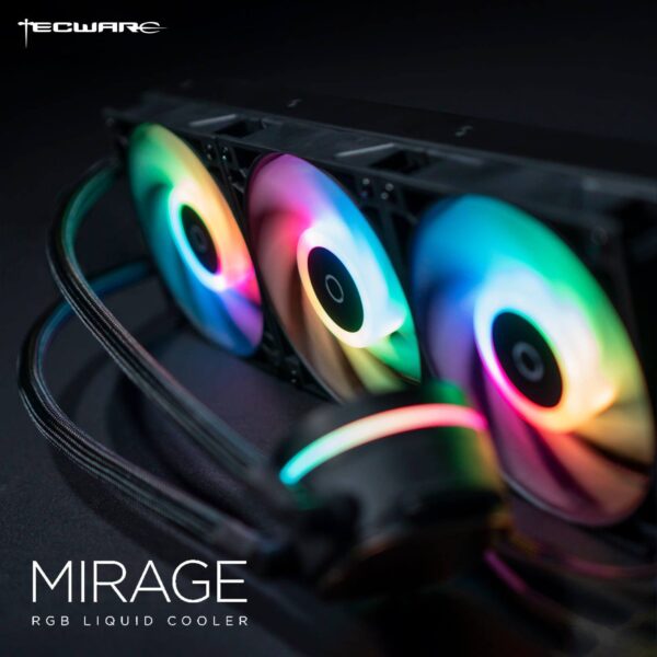 Tecware Mirage 360 Black ARGB AIO Cooler (AM5/LGA1700) - Image 3