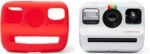 Polaroid 6351 Polaroid Go Silicone Camera Cover, Silicone Go Camera Skin Red, Black