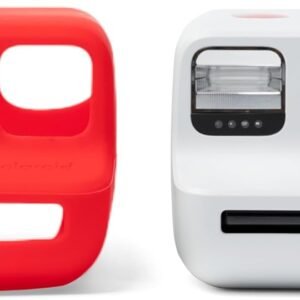 Polaroid 6351 Polaroid Go Silicone Camera Cover, Silicone Go Camera Skin Red, Black