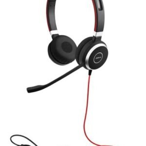 Jabra Evolve 40 UC Stereo Black Wired USB A, Jack Plug On Ear Headset