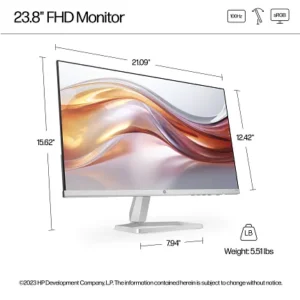 HP PRODISPLAY P24 G5 23.8IN FHD Monitor (Inc HDMI Cable Only)
