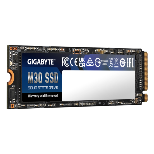 GIGABYTE M30 512GB M.2 2280 NVMe PCIe 3.0 x4 SSD (GP-GM30512G-G)