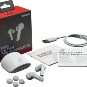 ASUS 90YH03X1-B5UA00 ASUS CETRA True Wireless ANC Gaming Earphones - Moonlight White