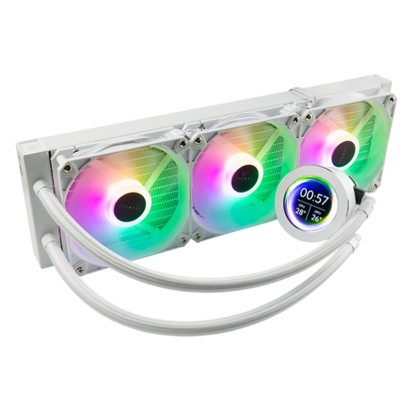 Tecware Eclipse 360 ARGB LCD AIO - White TWCO-EC360-LCWH