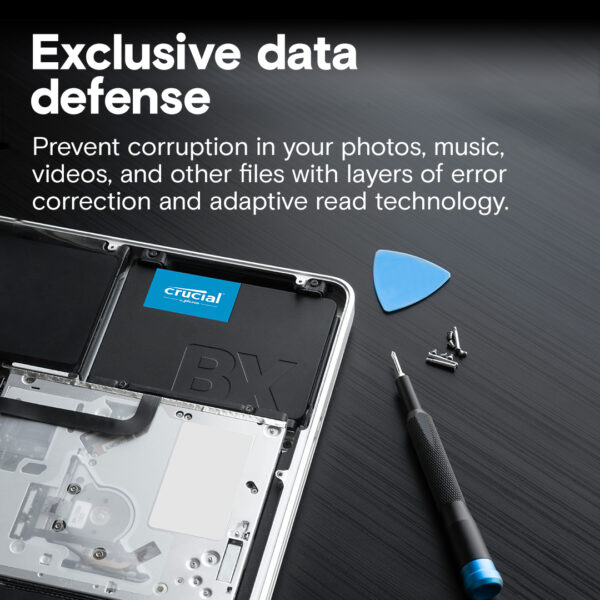 Crucial CT480BX500SSD1 480GB 2.5" SATA SSD - Image 2