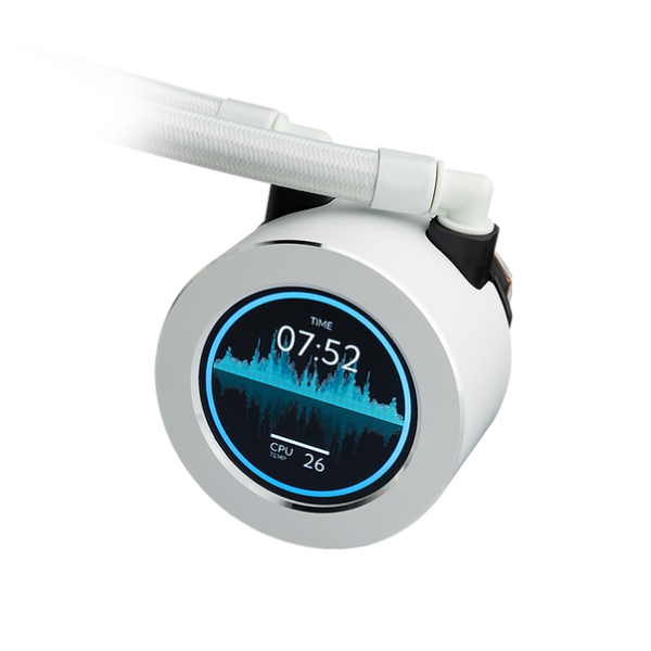 Tecware Eclipse 360 ARGB LCD AIO - White TWCO-EC360-LCWH - Image 2