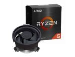 AMD Ryzen 5 5500 6-Core, 12-Thread Unlocked Desktop Processor with Wraith Stealth Cooler, Ceramic Gray