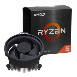 AMD Ryzen 5 5500 6-Core, 12-Thread Unlocked Desktop Processor with Wraith Stealth Cooler, Ceramic Gray