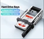 ORICO 5.25 Trayless Hot Swap Mobile Rack CD-ROM 3.5 inch Internal SATA Hard Drive SSD Adapter-1106SS