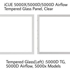 ICUE CC-8900490 iCUE 5000X/5000D/5000D AIRFLOW Left Tempered Glass