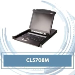 ATEN CL5708 8-Port PS/2-USB VGA Single Rail LCD KVM Switch
