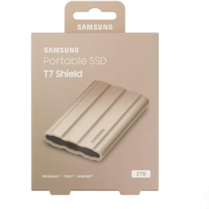 Samsung MU-PE2T0K/WW Samsung T7  Shield Portable SSD 2TB-Beige