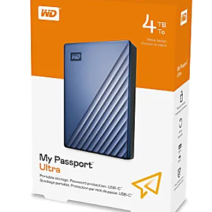 Western Digital WDBFTM0040BBL-WESN My Passport Ultra - 4TB (Blue) USB-C
