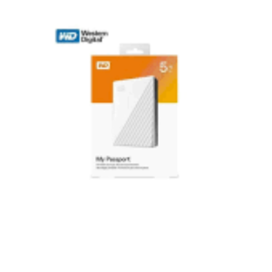 Western Digital WDBPKJ0050BWT-WESN My Passport - 5TB (White) USB 3.2 Gen 1