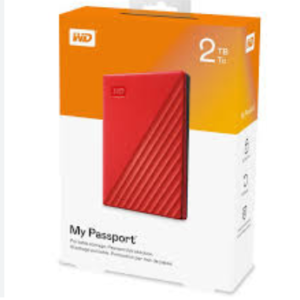 Western Digital WDBYVG0020BRD-WESN My Passport - 2TB (Red) USB 3.2 Gen 1